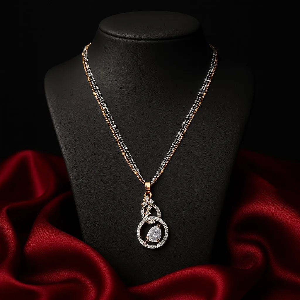 Opulent Infinity Drop Pendant